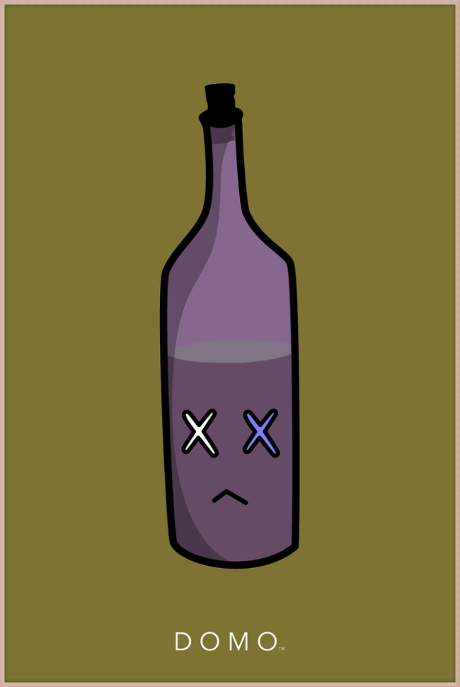 FROWNING ALE DUSTY GRAPE 40x60