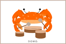 Load image into Gallery viewer, DRUMMER CRAB (SEA COLLECTION) 60x40
