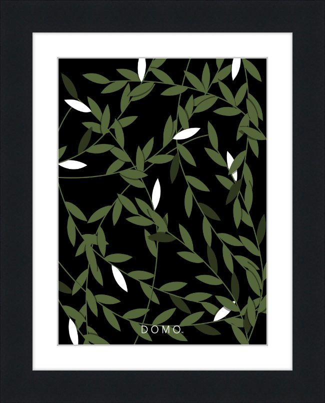 OLIVE WHITE FOUGERE 8x11
