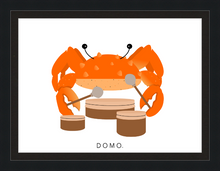 Load image into Gallery viewer, DRUMMER CRAB (SEA COLLECTION) 22x16
