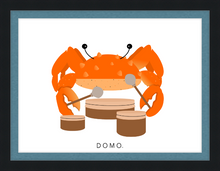 Load image into Gallery viewer, DRUMMER CRAB (SEA COLLECTION) 22x16
