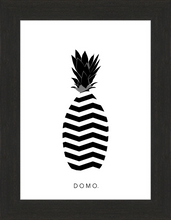 Load image into Gallery viewer, ABSTRACT PINEAPPLE B&amp;W 8x11
