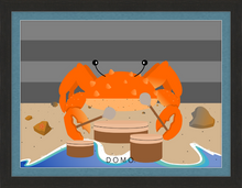 Load image into Gallery viewer, DRUMMER CRAB OCEAN (SEA COLLECTION) 22x16
