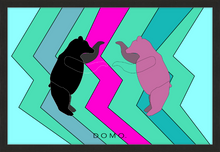 Load image into Gallery viewer, DISCO BEARS 36x24

