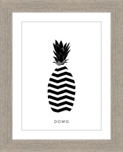 Load image into Gallery viewer, ABSTRACT PINEAPPLE B&amp;W 8x11
