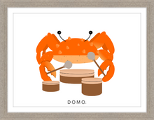 Load image into Gallery viewer, DRUMMER CRAB (SEA COLLECTION) 22x16
