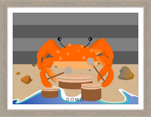 Load image into Gallery viewer, DRUMMER CRAB OCEAN (SEA COLLECTION) 22x16
