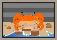 Load image into Gallery viewer, DRUMMER CRAB OCEAN (SEA COLLECTION) 36x24
