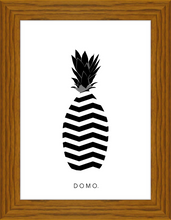 Load image into Gallery viewer, ABSTRACT PINEAPPLE B&amp;W 8x11
