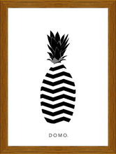 Load image into Gallery viewer, ABSTRACT PINEAPPLB&amp;W 16x22
