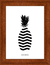 Load image into Gallery viewer, ABSTRACT PINEAPPLE B&amp;W 8x11
