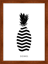 Load image into Gallery viewer, ABSTRACT PINEAPPLB&amp;W 16x22
