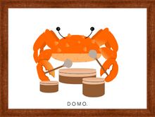 Load image into Gallery viewer, DRUMMER CRAB (SEA COLLECTION) 22x16
