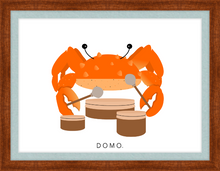 Load image into Gallery viewer, DRUMMER CRAB (SEA COLLECTION) 22x16
