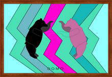 Load image into Gallery viewer, DISCO BEARS 36x24
