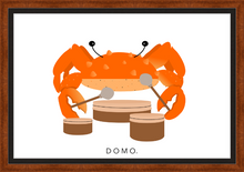 Load image into Gallery viewer, DRUMMER CRAB (SEA COLLECTION) 36x24
