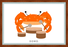 Load image into Gallery viewer, DRUMMER CRAB (SEA COLLECTION) 36x24
