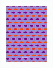 Load image into Gallery viewer, ORANGE FISH 8X11
