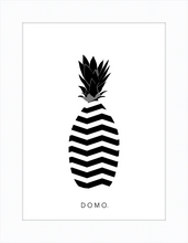 Load image into Gallery viewer, ABSTRACT PINEAPPLE B&amp;W 8x11
