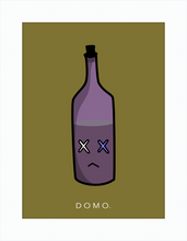 Load image into Gallery viewer, FROWNING ALE DUSTY GRAPE 8x11
