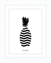 Load image into Gallery viewer, ABSTRACT PINEAPPLE B&amp;W 8x11
