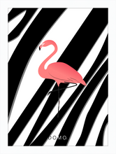 Load image into Gallery viewer, PINK FLAMINGO 16x22
