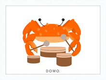 Load image into Gallery viewer, DRUMMER CRAB (SEA COLLECTION) 22x16
