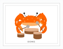 Load image into Gallery viewer, DRUMMER CRAB (SEA COLLECTION) 22x16
