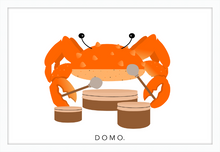 Load image into Gallery viewer, DRUMMER CRAB (SEA COLLECTION) 36x24
