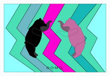 Load image into Gallery viewer, DISCO BEARS 36x24

