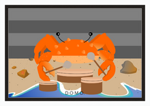 Load image into Gallery viewer, DRUMMER CRAB OCEAN (SEA COLLECTION) 36x24
