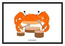 Load image into Gallery viewer, DRUMMER CRAB (SEA COLLECTION) 36x24
