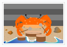 Load image into Gallery viewer, DRUMMER CRAB OCEAN (SEA COLLECTION) 36x24
