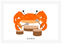 Load image into Gallery viewer, DRUMMER CRAB (SEA COLLECTION) 36x24
