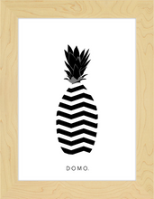 Load image into Gallery viewer, ABSTRACT PINEAPPLE B&amp;W 8x11
