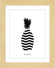 Load image into Gallery viewer, ABSTRACT PINEAPPLE B&amp;W 8x11
