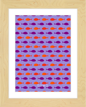 Load image into Gallery viewer, ORANGE FISH 8X11
