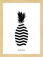 Load image into Gallery viewer, ABSTRACT PINEAPPLB&amp;W 16x22
