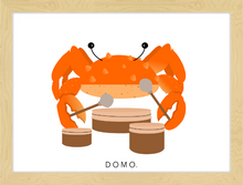 Load image into Gallery viewer, DRUMMER CRAB (SEA COLLECTION) 22x16
