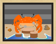 Load image into Gallery viewer, DRUMMER CRAB OCEAN (SEA COLLECTION) 22x16
