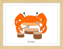 Load image into Gallery viewer, DRUMMER CRAB (SEA COLLECTION) 22x16
