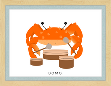 Load image into Gallery viewer, DRUMMER CRAB (SEA COLLECTION) 22x16
