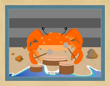 Load image into Gallery viewer, DRUMMER CRAB OCEAN (SEA COLLECTION) 22x16
