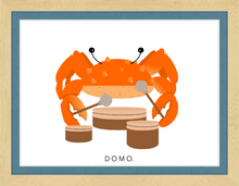 Load image into Gallery viewer, DRUMMER CRAB (SEA COLLECTION) 22x16
