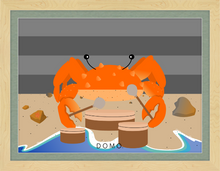 Load image into Gallery viewer, DRUMMER CRAB OCEAN (SEA COLLECTION) 22x16
