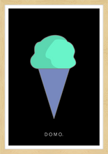 Load image into Gallery viewer, PERIWINKLE CONE 24x36
