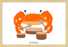 Load image into Gallery viewer, DRUMMER CRAB (SEA COLLECTION) 36x24
