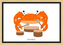 Load image into Gallery viewer, DRUMMER CRAB (SEA COLLECTION) 36x24
