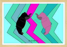 Load image into Gallery viewer, DISCO BEARS 36x24

