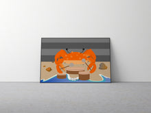 Load image into Gallery viewer, DRUMMER CRAB OCEAN (SEA COLLECTION) 60x40
